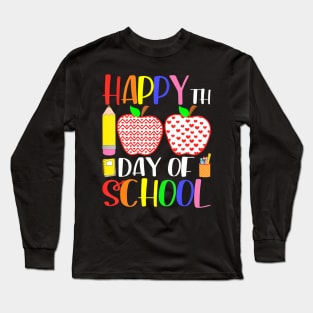 100 Days Of School Teacher And Student Long Sleeve T-Shirt